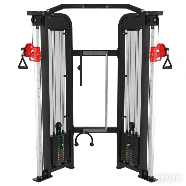 Commercial Cable Crossover Machine Dual Adjustable Pulley Functional Trainer