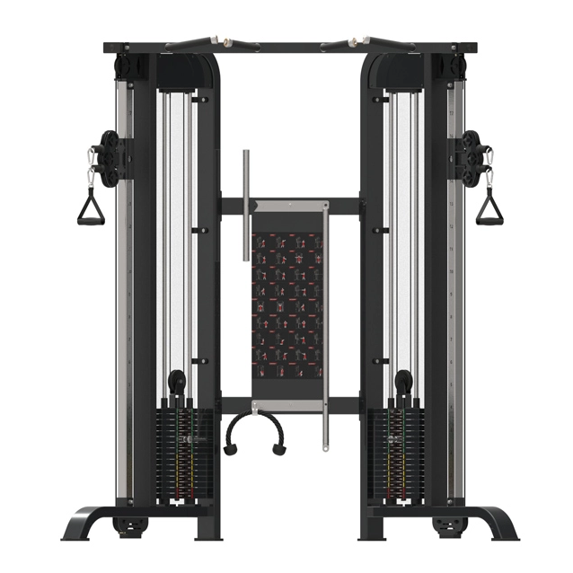 Commercial Cable Crossover Machine Dual Adjustable Pulley Functional Trainer